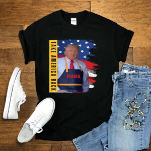 Trump Mcdonalds Shirts Funny Trendy MAGA Take America Back Mcdonald Election 2024 Shirt