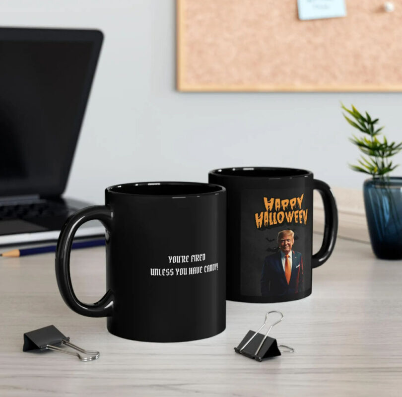 Trump Mug, Happy Halloween Mug, Gift for Trump Fan