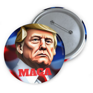 Trump Pin Button - MAGA President Donald Trump 2024 Pin