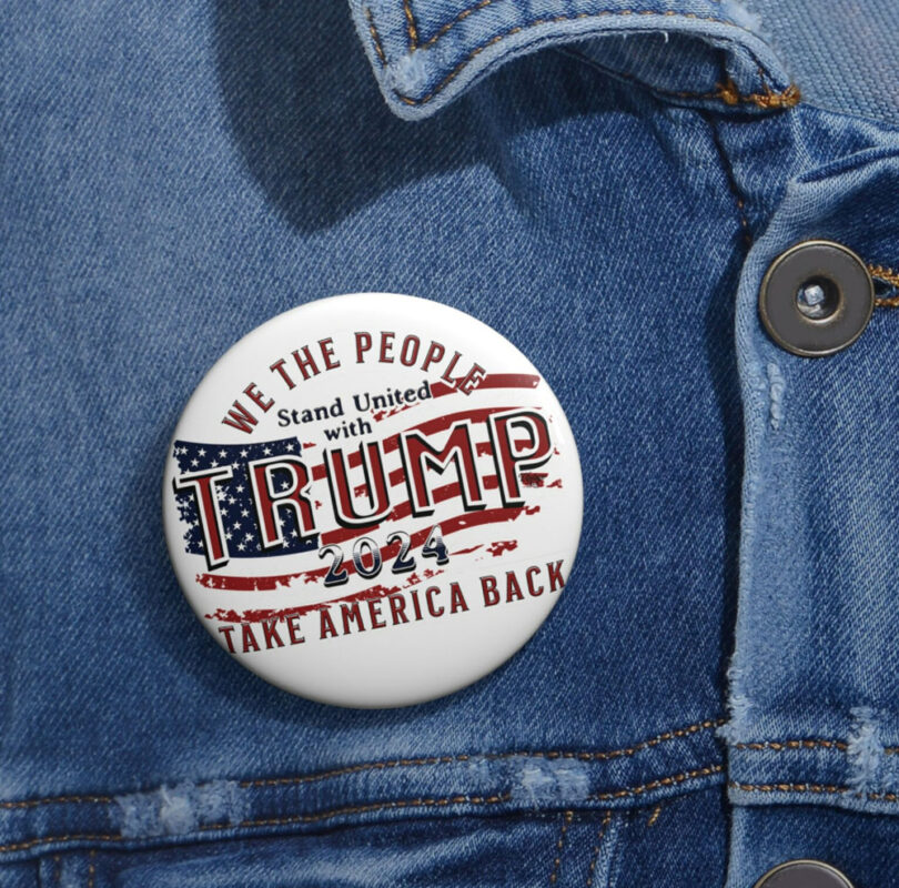 Trump Take America Back Pin Button for 2024 Presidential election pins