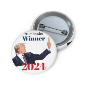 Trump USA Voting Pin, Political Badge