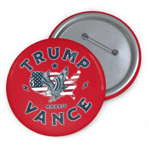 Trump Vance 2024 Eagle Pin Button, Trump Vance 2024, Can't Stump the Trump