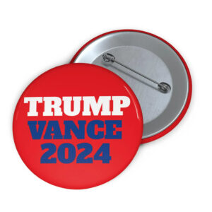 Trump Vance 2024 Pin Button - MAGA Supporter - Pro Trump 2024 Button