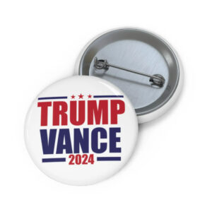 Trump Vance 2024 Pin Button, Trump 2024