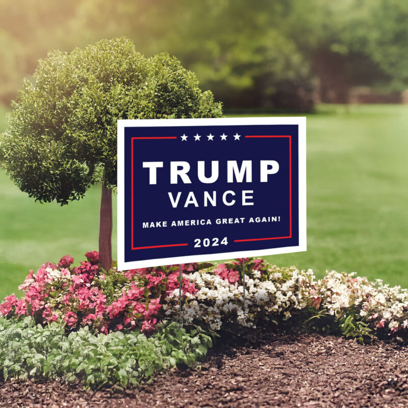 Trump Vance 2024 Rally Yard Sign - Trump For President 2024 - Yard Sign 2024