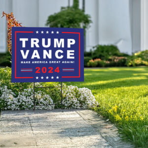 Trump Vance 2024 Rally Yard Sign - Trump Vance 2024 - Yard Sign 2024