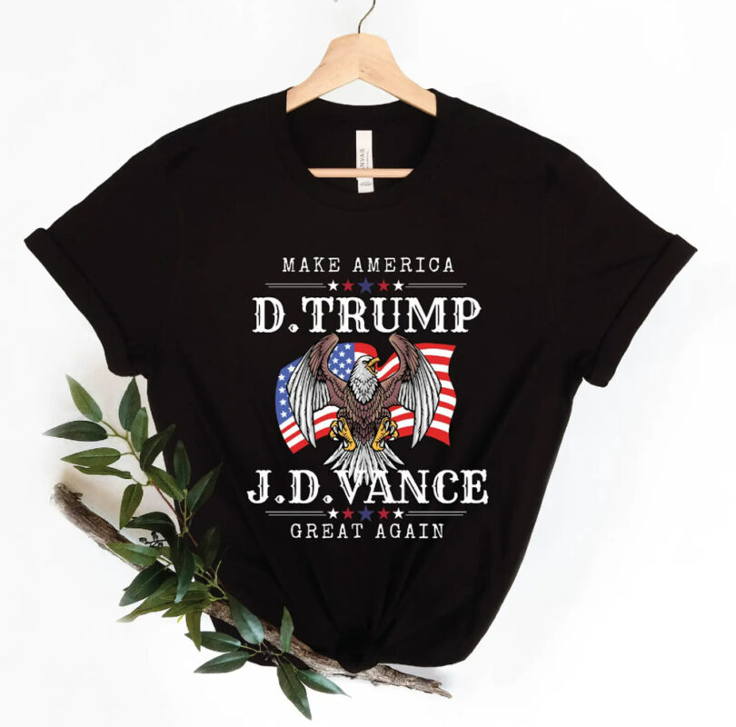 Trump Vance 2024 T-Shirt, Vice President JD Vance Tees, Trump Fight Shirt