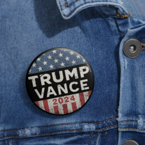 Trump Vance 2024 Vintage Pin Button, Trump Vance Pins, Donald Trump Pins