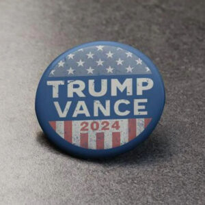 Trump Vance 2024 Vintage Pin Buttons, Trump Vance Pins, Donald Trump Pin