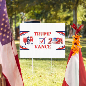 Trump Vance 2024 Vote Yard Sign, Election 2024 Decor, Political Yard Sign, Anti Harris, Trump for President sign