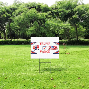 Trump Vance 2024 Vote Yard Signs, Election 2024 Decor, Political Yard Sign, Anti Harris, Trump for President sign