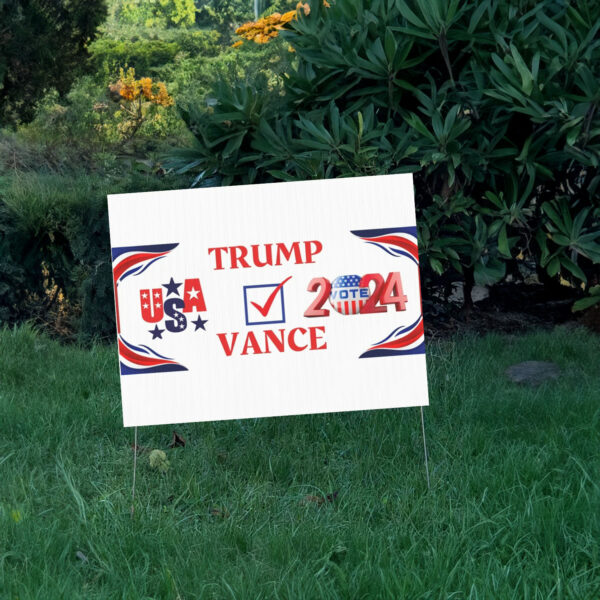 Trump Vance 2024 Vote Yard Signs, Election 2024 Decor, Political Yard Sign, Anti Harris, Trump for President signs