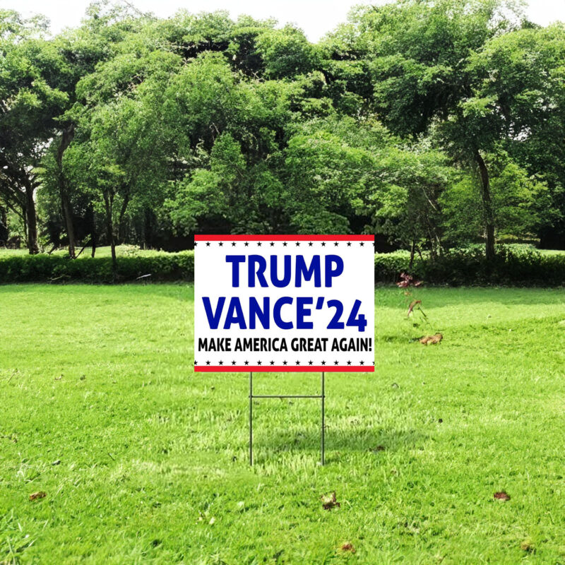 Trump Vance 2024 Yard Sign, Make America Great Again, Election Sign, Republican Sign, Trump 2024, Patriotic Sign, Political Signs, Yard Decor