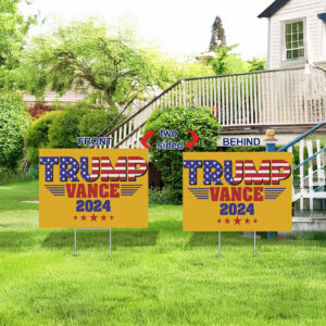 Trump Vance 2024 Yard Sign, President Trump Yard Sign, Custom 2024 Election Signs