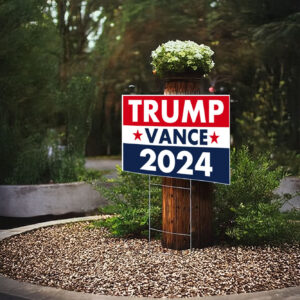 Trump Vance 2024 Yard Signs, Donald Trump President JD Vance Vice President 2024 Yard Signs