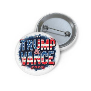 Trump & Vance Button Pins, President 2024, support Donald Trump