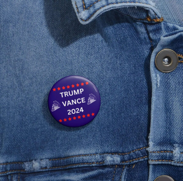 Trump Vance Campaign Button, Custom Pin Buttons - Support MAGA, Support our former President