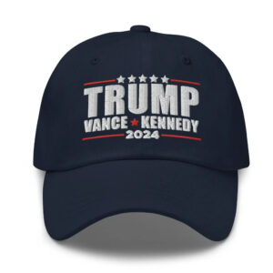 Trump Vance Kennedy 2024 Hat - Embroidered Dad Cap - Trump RFK Hat