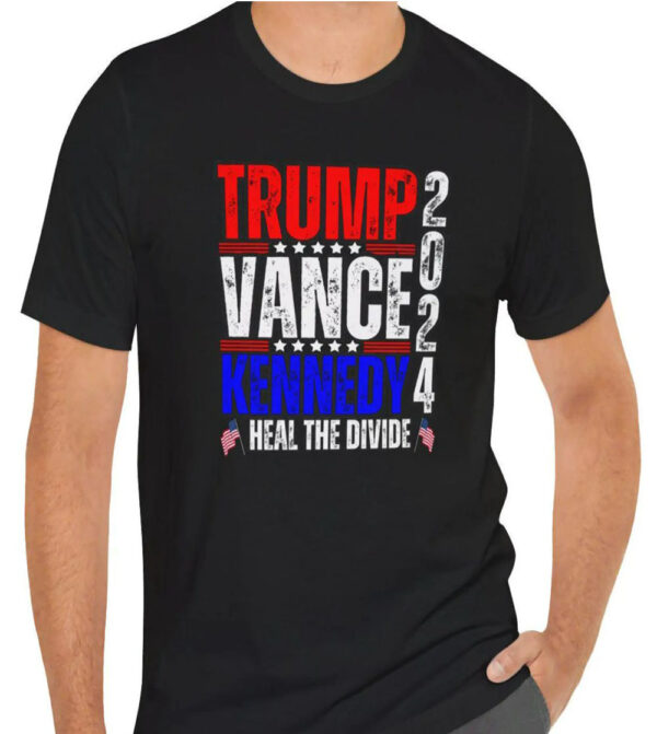 Trump Vance Kennedy 2024 Heal The Divide Presidential Election Support Tee Shirt