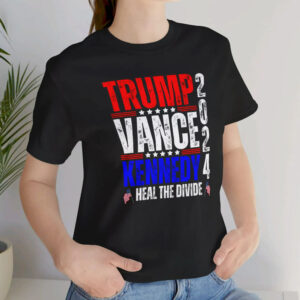 Trump Vance Kennedy 2024 Heal The Divide Presidential Election Support Tee Shirts