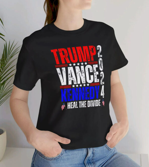 Trump Vance Kennedy 2024 Heal The Divide Presidential Election Support Tee Shirts