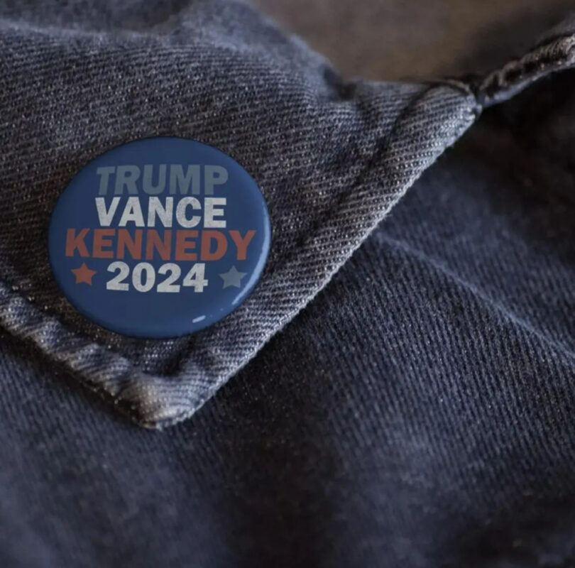 Trump Vance Kennedy 2024 Pin Buttons