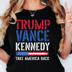 Trump Vance Kennedy 2024 Shirt, President '24 T-Shirt, American Flag Tee, Trump 2024, Trump Vance