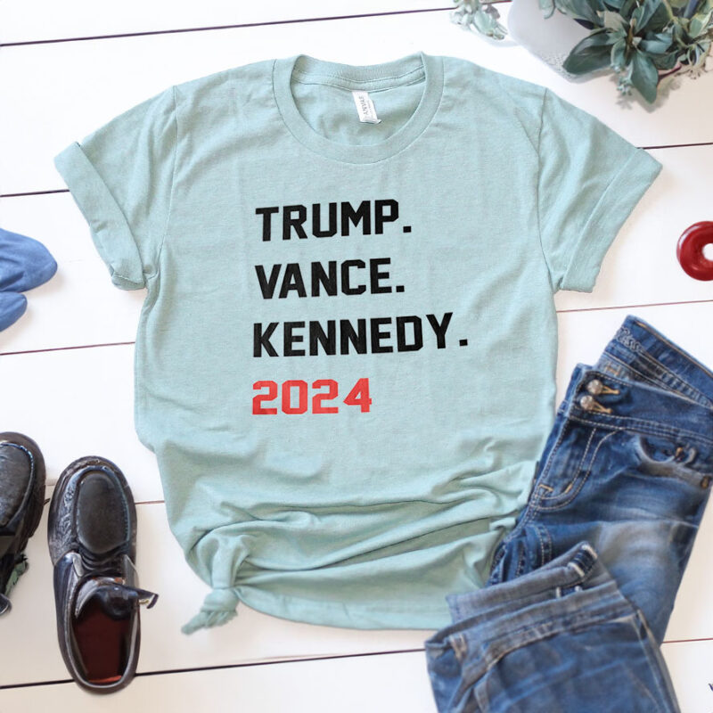 Trump Vance Kennedy 2024 Shirt Presidential Election Graphic T-Shirt