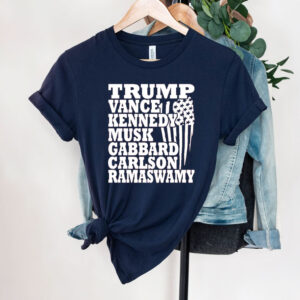 Trump Vance Kennedy Musk Gabbard Carlson Ramaswamy Shirts