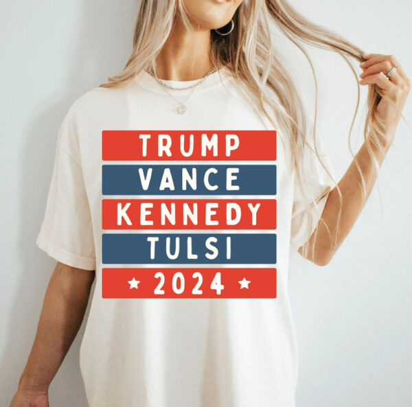 Trump Vance Kennedy Tusli 2024 Shirt, MAGA MAHA Shirt, Patriotic Tee