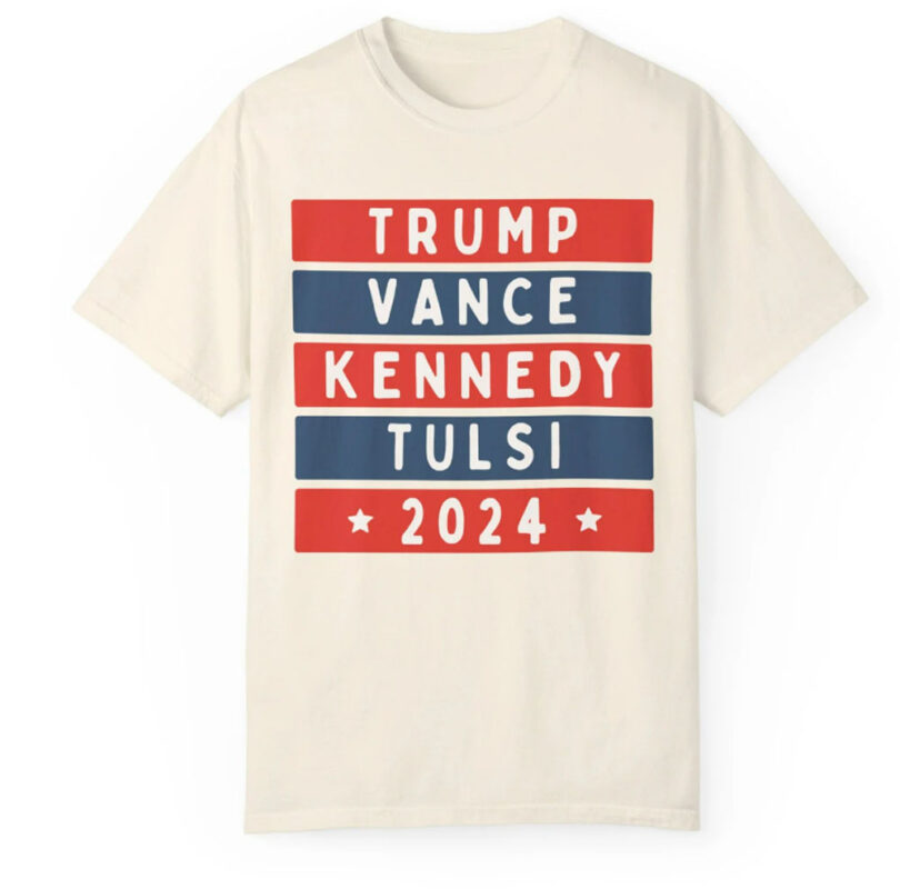 Trump Vance Kennedy Tusli 2024 Shirts, MAGA MAHA Shirts, Patriotic Tee