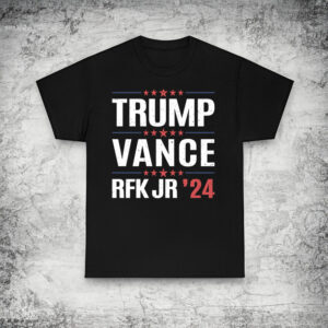 Trump Vance RFK Jr 2024 Svg Png Bobby Kennedy T-Shirt