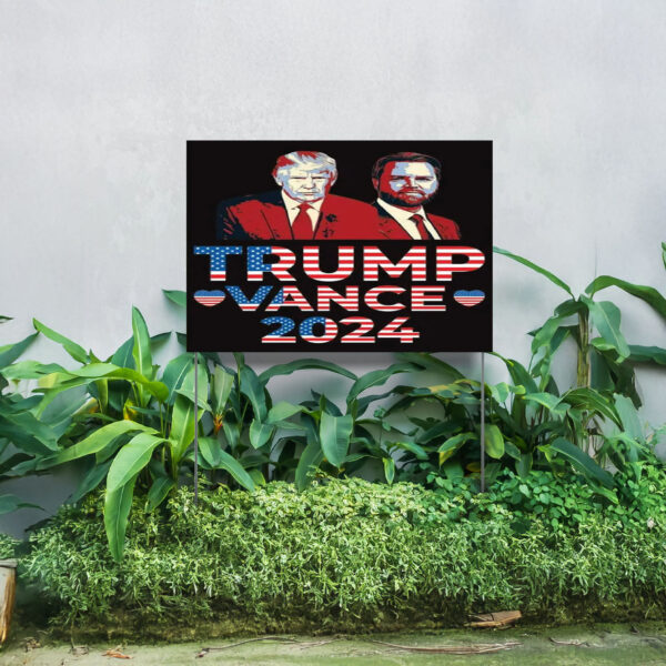 Trump Vance Yard Sign, Election 2024 Yard Signs, Make America Great Again