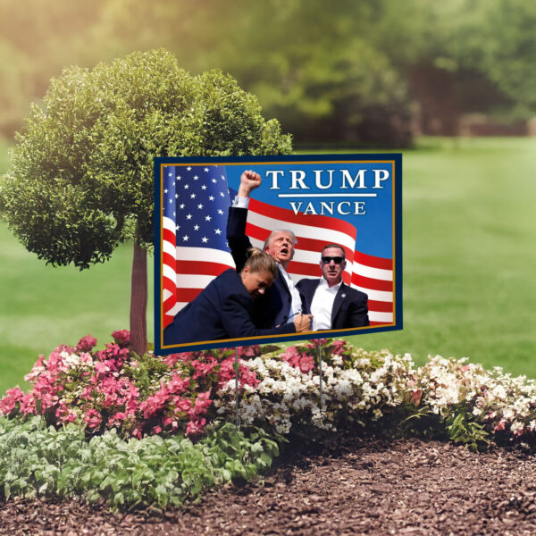 Trump & Vance - Yard Sign, Political Lawn Sign, Trump 2024, Trump Yard Sign