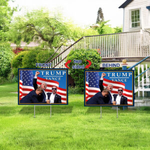 Trump & Vance - Yard Sign, Political Lawn Signs, Trump 2024, Trump Yard Sign