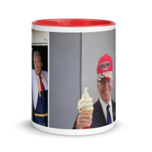 Trump Working Fast Food Coffee Mug - Funny Coffee Mug - Funny Tea Mugs - Trump McDonalds Mug