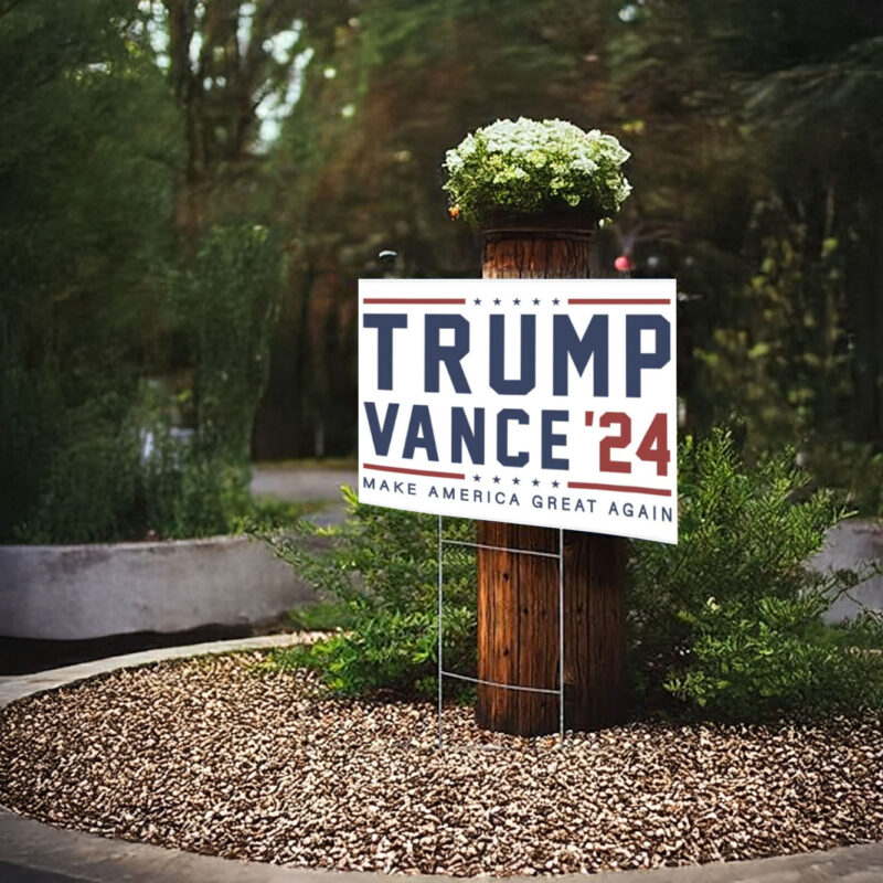 Trump Yard Sign, Trump Vance 2024 America Yard Sign, Trump for President Lawn Signs, Vote Trump