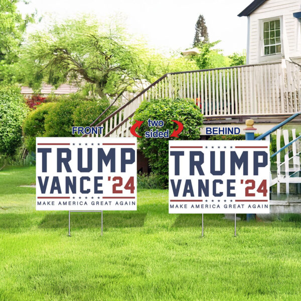 Trump Yard Sign, Trump Vance 2024 America Yard Signs, Trump for President Lawn Sign, Vote Trump