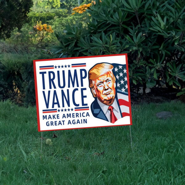 Trump Yard Sign, Trump Vance 2024 America Yard Signs, Trump for President Lawn Signs