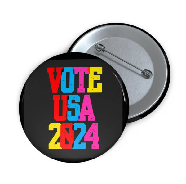 Vote USA 2024 Pin Button