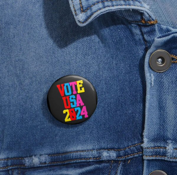 Vote USA 2024 Pin Buttons