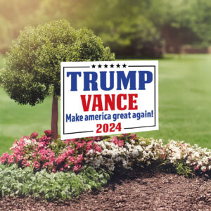 Yard Sign - Donald Trump Yard Sign, Make America Great Again 2024, Political Lawn Sign