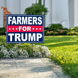 Yard Sign - Farmers For Trump Yard Sign,Trump 2024 Yard Sign