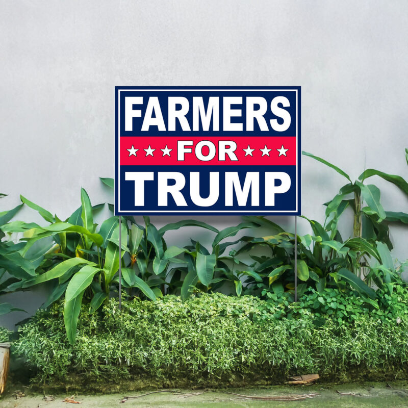 Yard Sign - Farmers For Trump Yard Sign,Trump 2024 Yard Signs