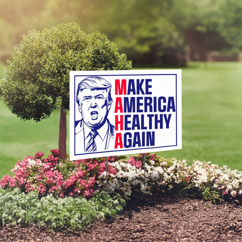 Yard Sign -Make America Healthy Again Yard Sign, Vance Trump Kennedy Sign, Republican Garden Signs, Election 2024