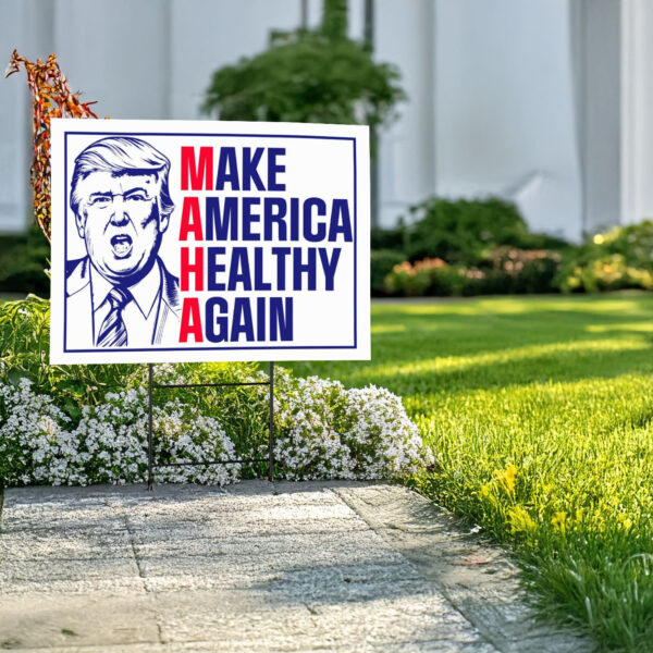 Yard Sign -Make America Healthy Again Yard Sign, Vance Trump Kennedy Signs, Republican Garden Sign, Election 2024