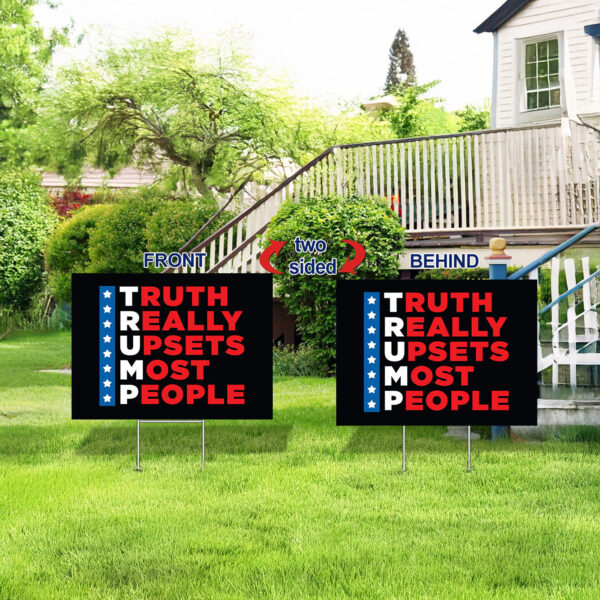 Yard Sign - Pro Trump Yard Signs, Trump 2024, Political Yard Signs