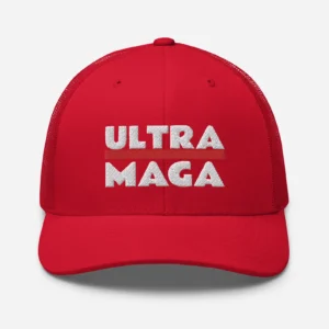 Ultra Maga Retro Trucker Hat, Trump Maga Hat, Republican Dad Cap, American Patriot Gifts, Conservative Hat, Fjb Anti Biden Hat