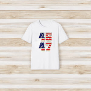 45 47 American Flag Trump Shirt, Republican Shirt, 47th President Trump T-shirts