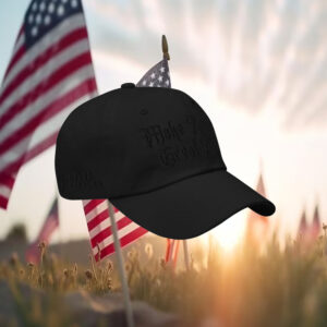 Black Dark Gothic MAGA Hat 2024 - Make America Great Again